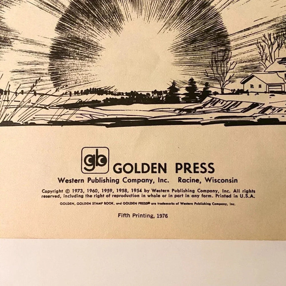 Vintage 1976 The Golden Stamp Book Stars  and Planets Complete - Picture 5 of 15